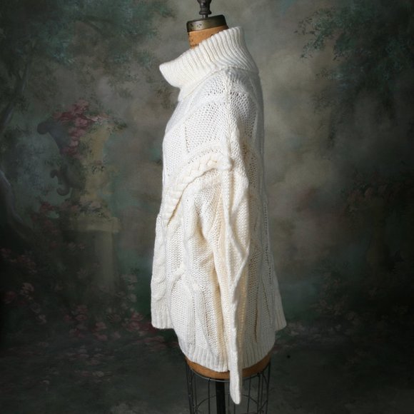 Daisy May Cozy Cable knit Oversized Sweater Size S - Picture 7 of 9